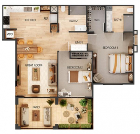 Ground flat